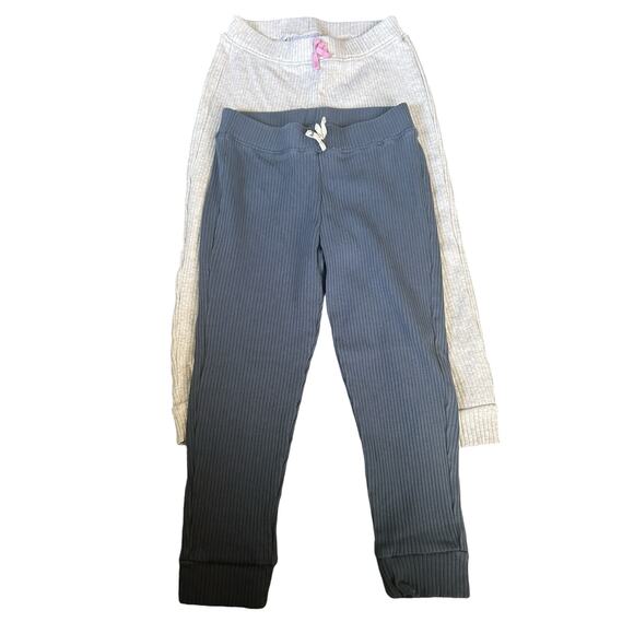 Bundle Hanna joggers 120 6 7 cream oatmeal blue bundle (2) - Picture 1 of 5